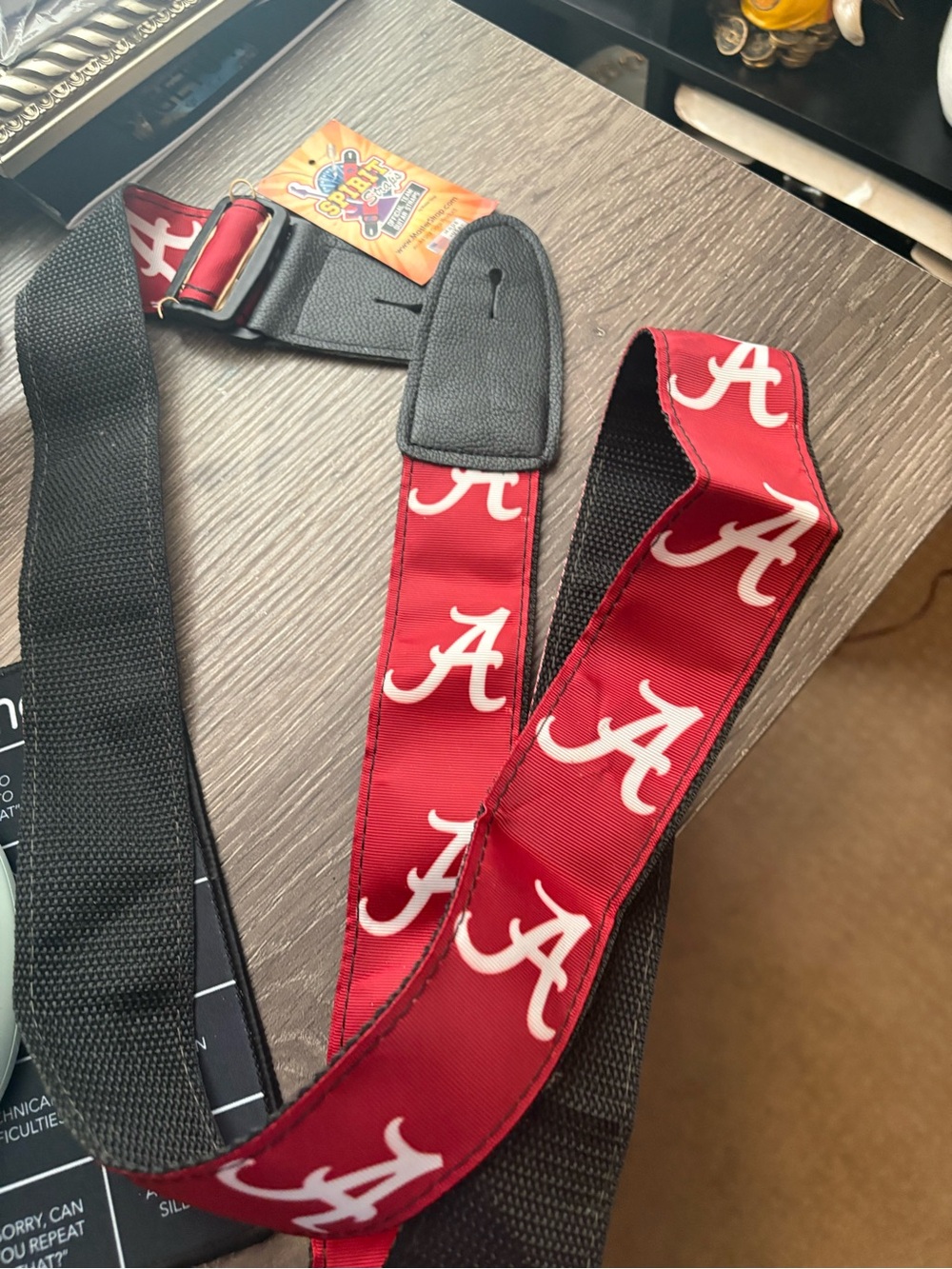 New Alabama Guitar Strap - Collegiate A Logo